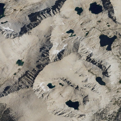 Aerial imagery of Mount Pickering, CA