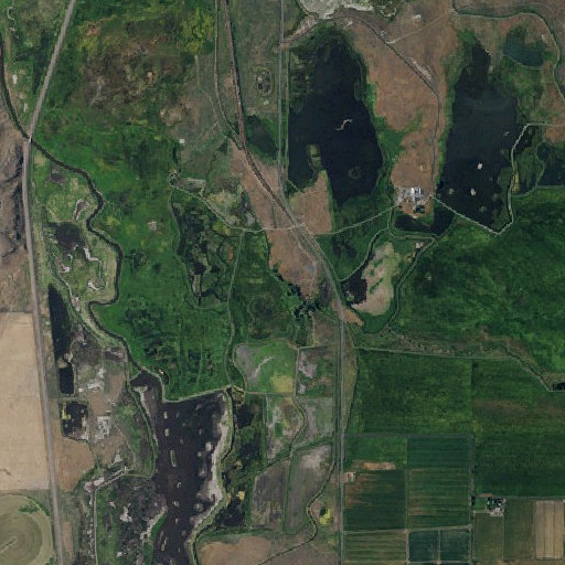 Aerial imagery of Pine Creek, CA