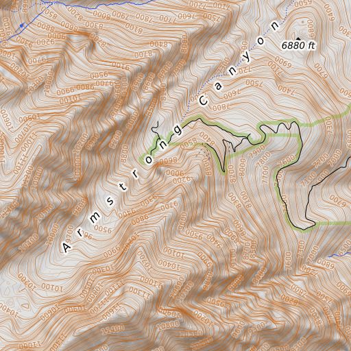 OpenTopoMap map of Pinnacle Mine, CA