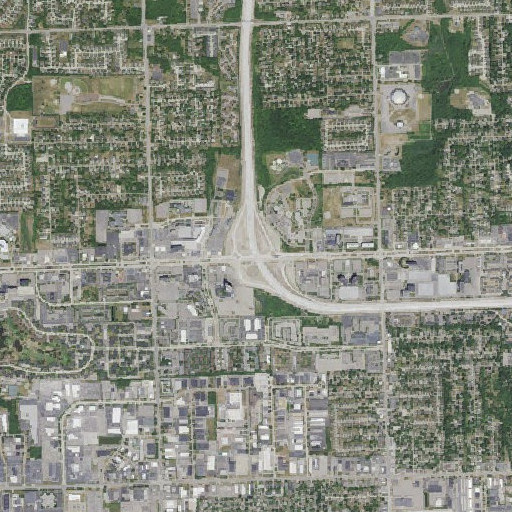 Aerial imagery of Interchange 69, MI