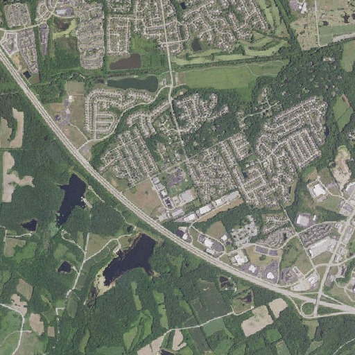 Aerial imagery of John Weldon Elementary School, MO