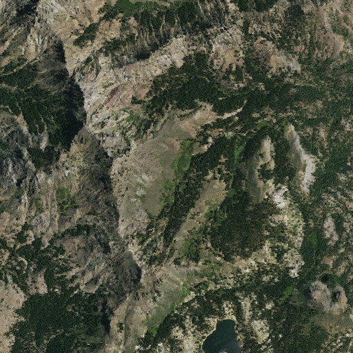 Aerial imagery of Raymond Meadows, CA