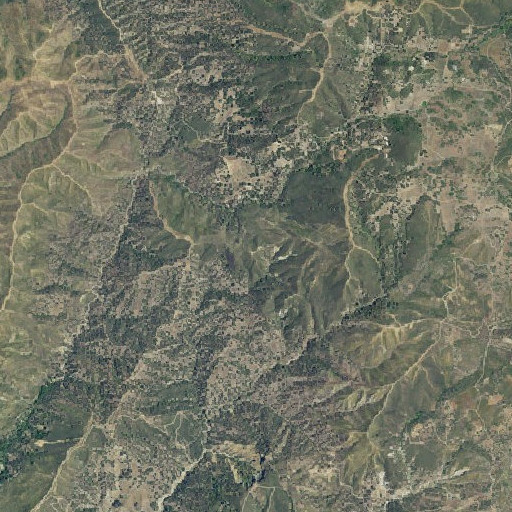 Aerial imagery of Red Rocks, CA