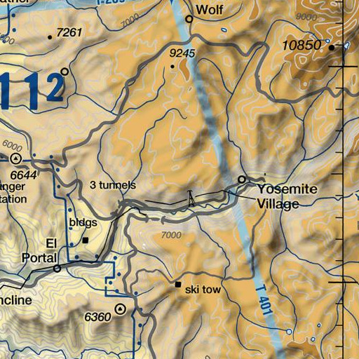 FAA VFR chart of Ribbon Meadow, CA