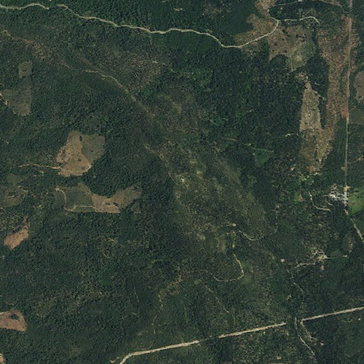 Aerial imagery of Robbs Peak, CA