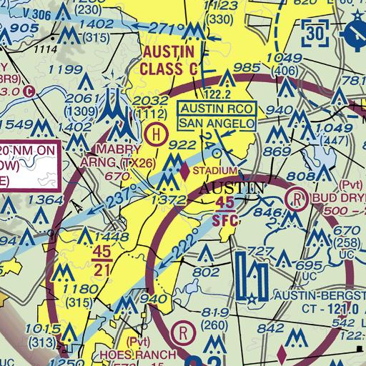FAA VFR chart of Star Flight, TX