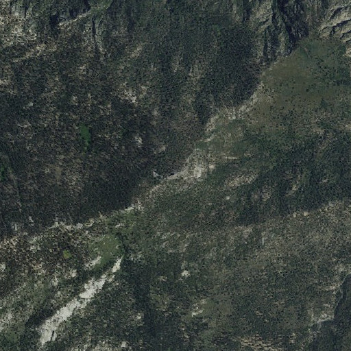 Aerial imagery of Sentinel Dome, CA