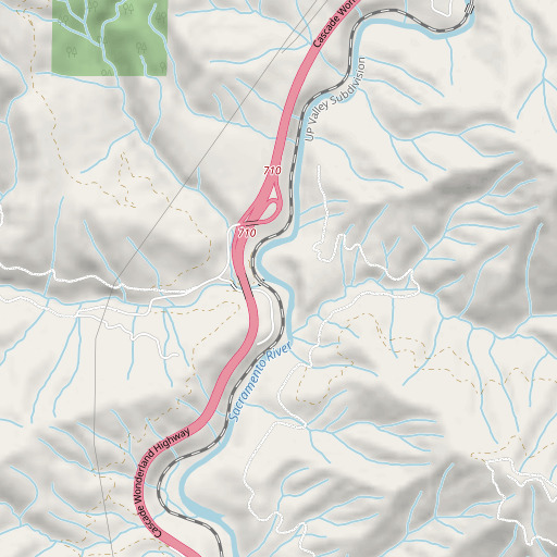 OpenStreetMap map of Slate Creek, CA