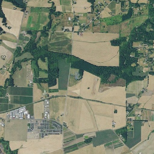 Aerial imagery of Fallbrooks Farms, OR