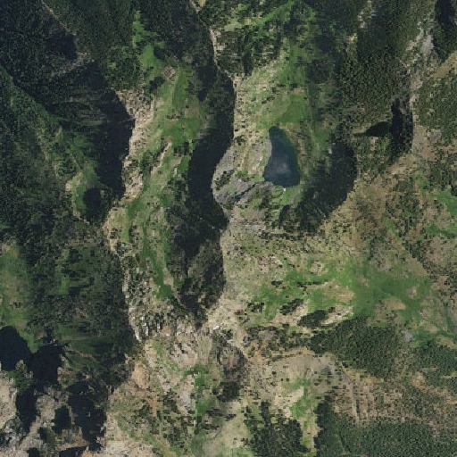 Aerial imagery of Marble Mountains, CA