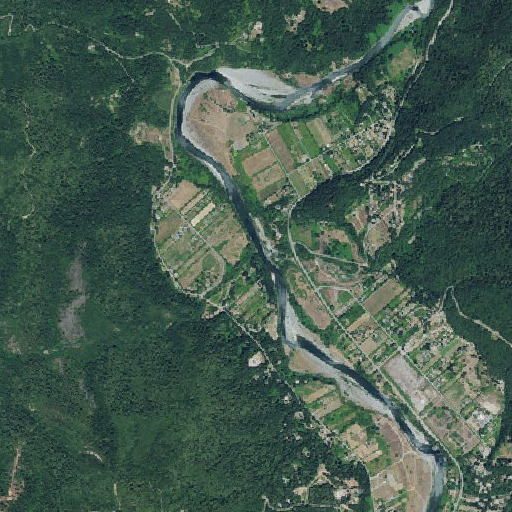 Aerial imagery of Soctish Creek, CA