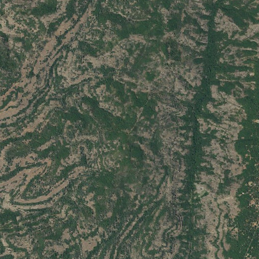 Aerial imagery of Sugarloaf Mountain, CA