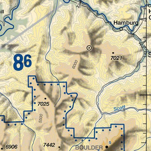 FAA VFR chart of Tyler Meadows, CA