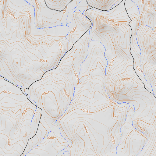 OpenTopoMap map of Wade Williams Spring, CA