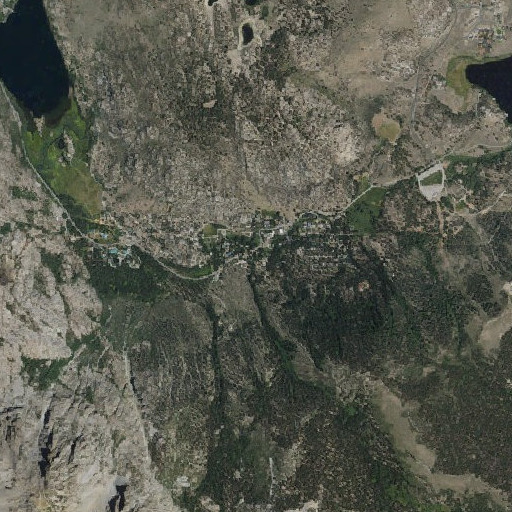 Aerial imagery of Yost Creek, CA