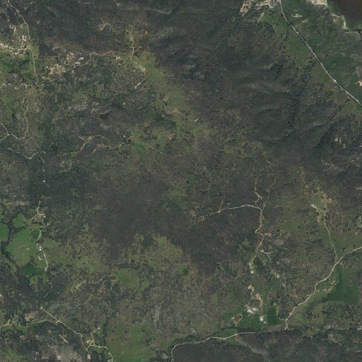 Aerial imagery of Angel Mountain, CA