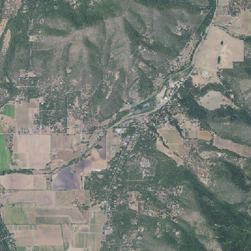 Aerial imagery of Ruch Branch Library, OR