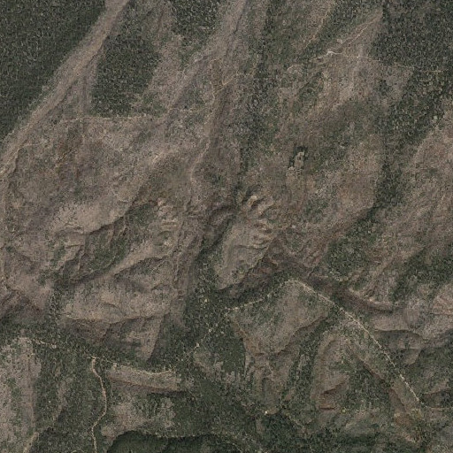 Aerial imagery of Bunger Point, AZ