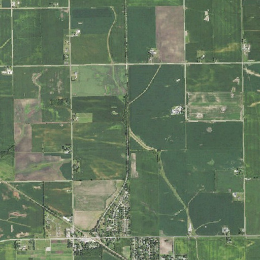 Aerial imagery of Flagg Creek Tributary, IL