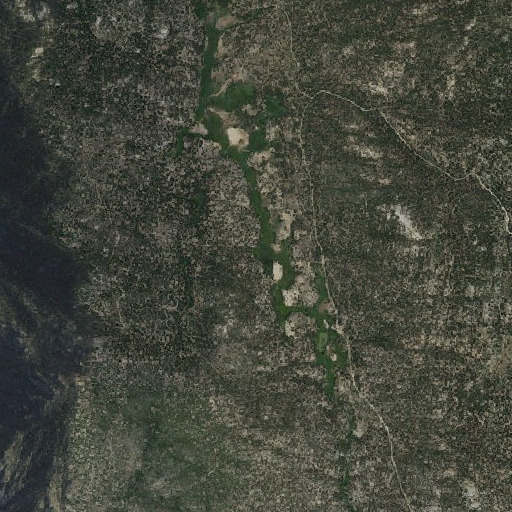 Aerial imagery of Cannell Meadow, CA