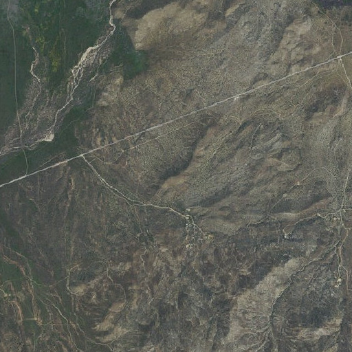 Aerial imagery of Cigarette Hills, CA