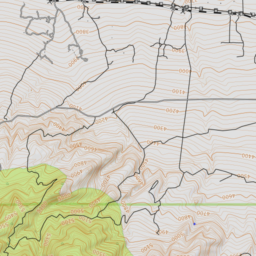 OpenTopoMap map of Deep Canyon, CA