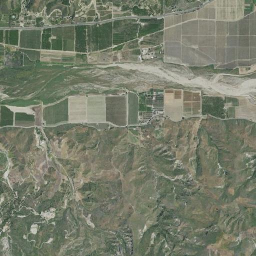 Aerial imagery of Frey Canyon, CA