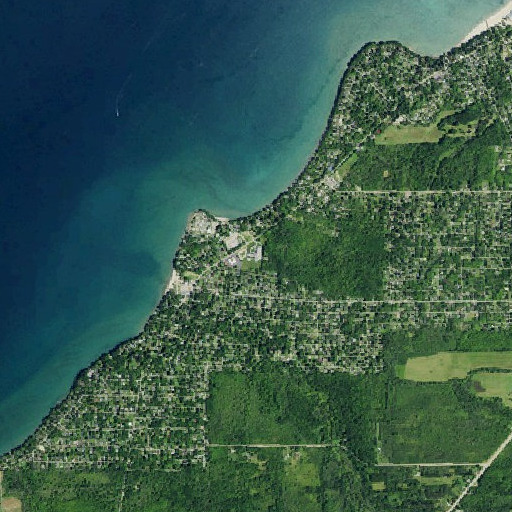 Aerial imagery of A J Schmidt Elementary School, NY