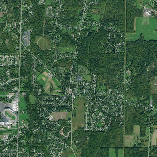 Aerial imagery of Armor Elementary School, NY