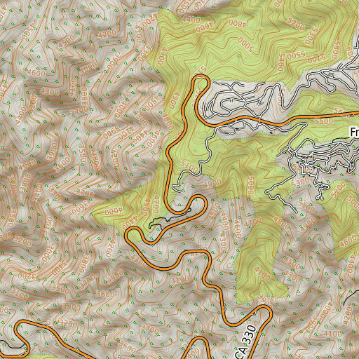 OpenTopoMap map of Long Point, CA