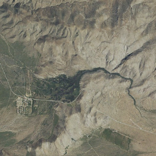 Aerial imagery of Salt Creek, CA