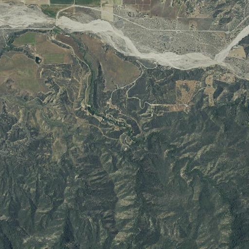 Aerial imagery of Camp Scheideck, CA