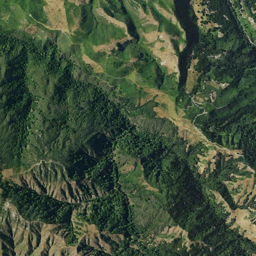 Aerial imagery of Seneca Creek, CA