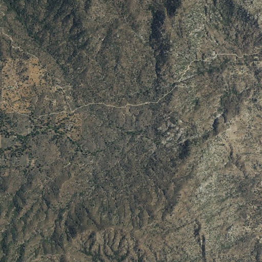 Aerial imagery of Stable Creek, CA