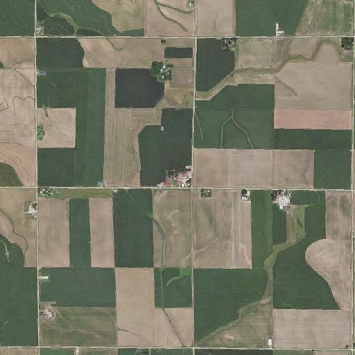 Aerial imagery of Schroeder Farm, IA