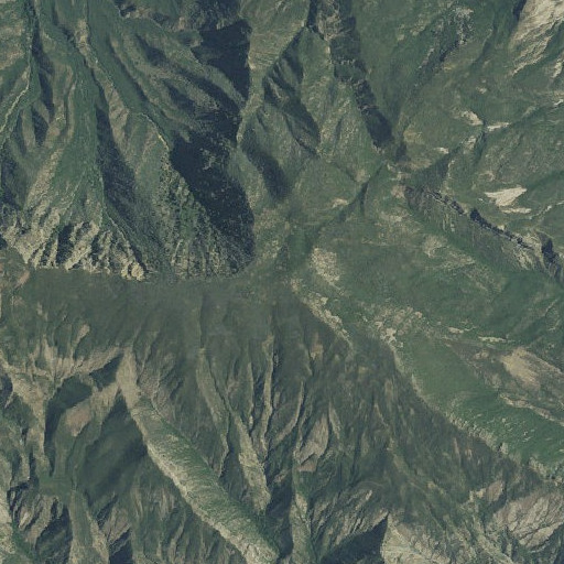 Aerial imagery of Topatopa Peak, CA