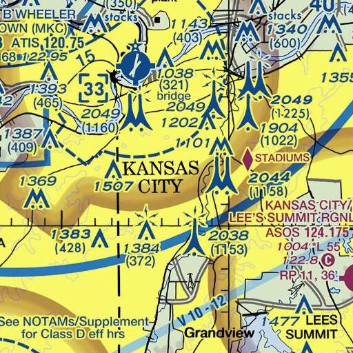 FAA VFR chart of Hope Academy, MO