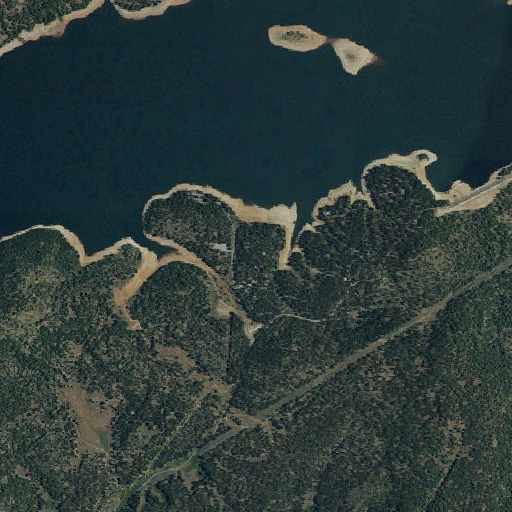 Aerial imagery of Logger Campground, CA