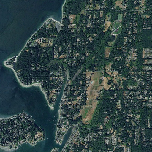 Aerial imagery of Meyer Creek, WA