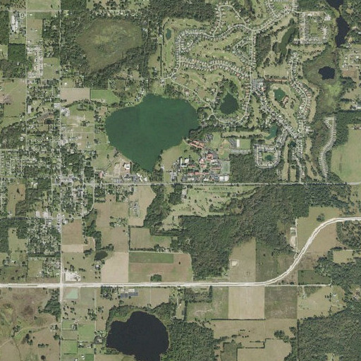 Aerial imagery of Saint Leo Post Office, FL