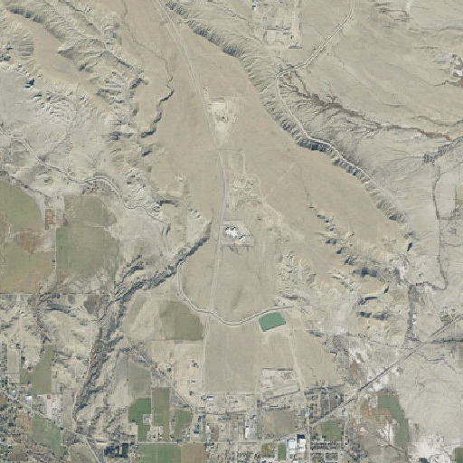 Aerial imagery of Emery County Jail, UT