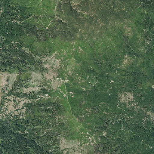 Aerial imagery of Deadmans Flat, CA
