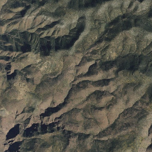 Aerial imagery of Clover Creek, AZ