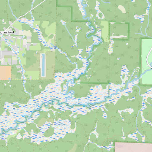 OpenStreetMap map of Adams Spring Branch, FL