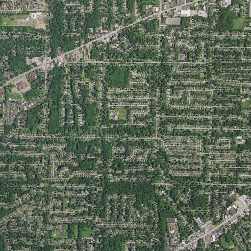 Aerial imagery of Rustic Woods, OH