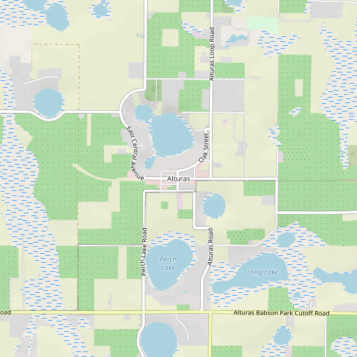 OpenStreetMap map of Alturas, FL