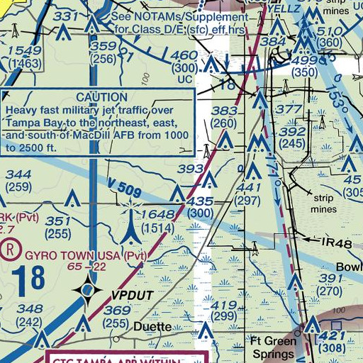 FAA VFR chart of Bethlehem Church, FL