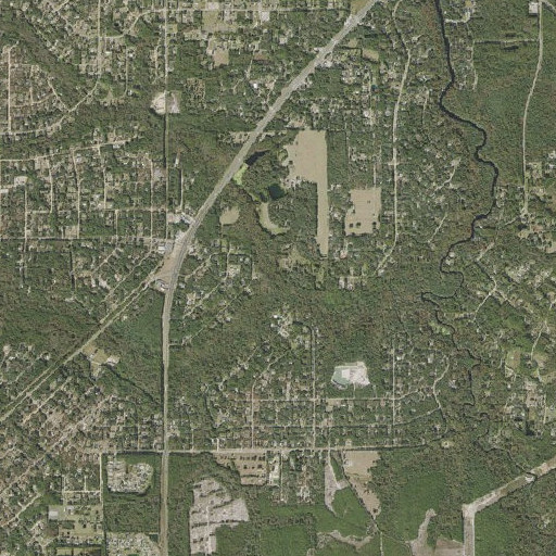 Aerial imagery of Bull Creek, FL