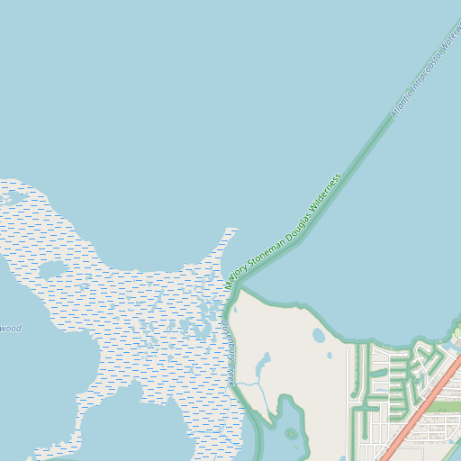 OpenStreetMap map of Bush Point, FL