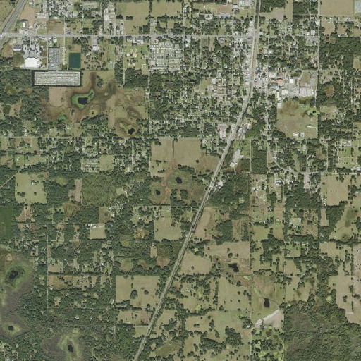Aerial imagery of Center Pond, FL
